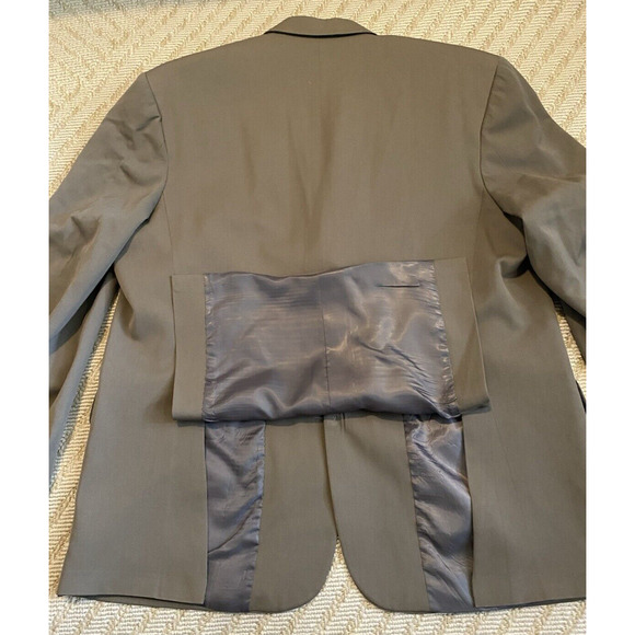 Vtg House of LaurencePur International Suit Jacket Mens 46 Gray Wool Sports Coat - Picture 6 of 13